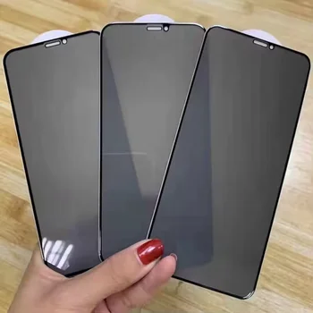 Anti-Fingerprint Anti-explosionULTRA-THIN Bubble Free HD  Foldable Anti-Spy Tempered Glass Dirt-Resistant Full Glue for Ip 16