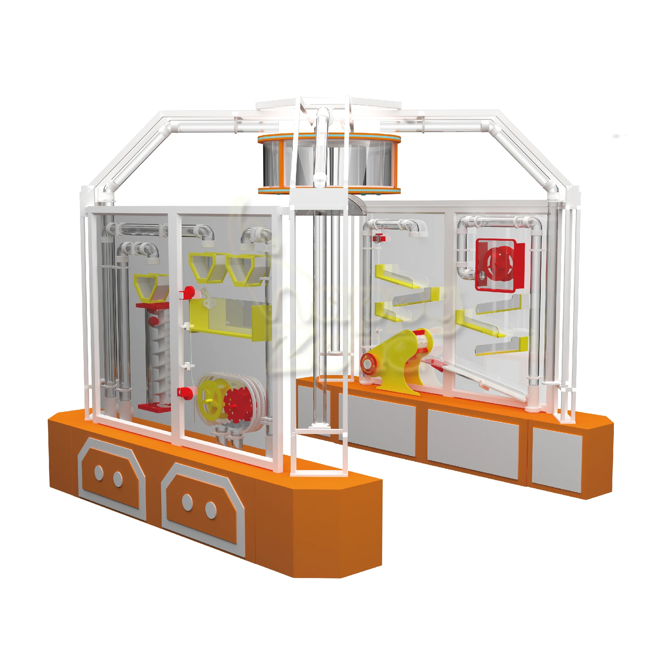 Customized Interactive Ball Machine Indoor Playground Equipment Space Mechanical Ball Drop Games for Interactive Play Center