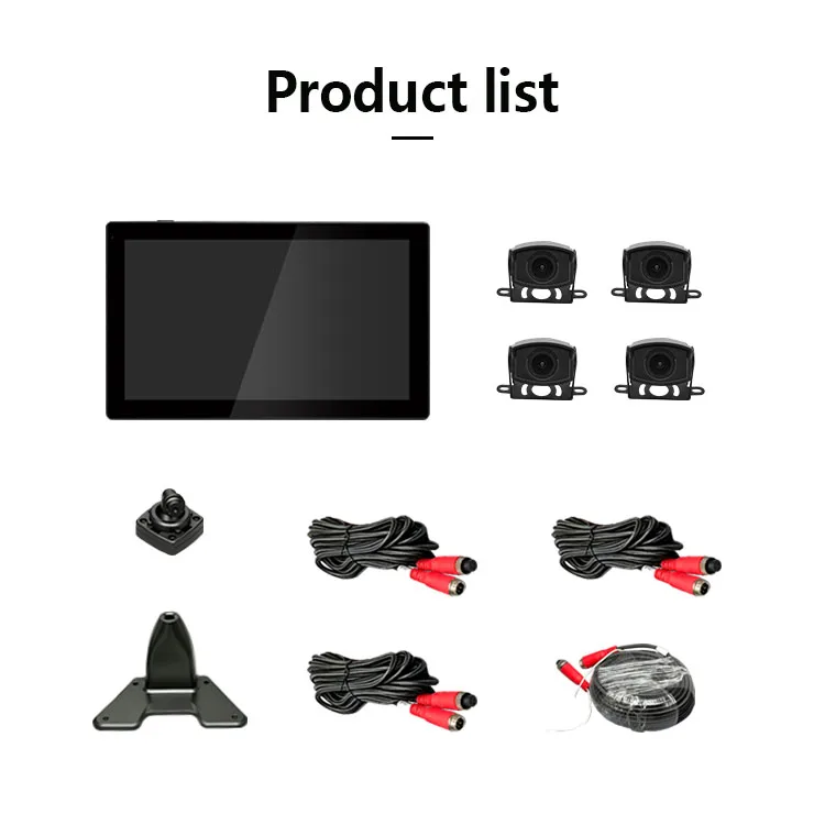 product wemaer ahd 1080p bsd 4 channel bus reverse backup cameras monitor split screen security system for trucks cars reversing-10