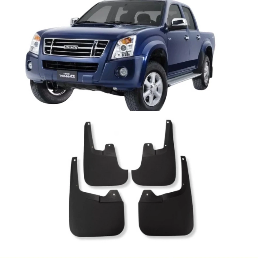 TIYPEOR Mud Flap Guard Mudguards for Isuzu MU-X D-Max 2012 - 2019 Left Right Splash Guards Auto Accessories Front Rear Fender
