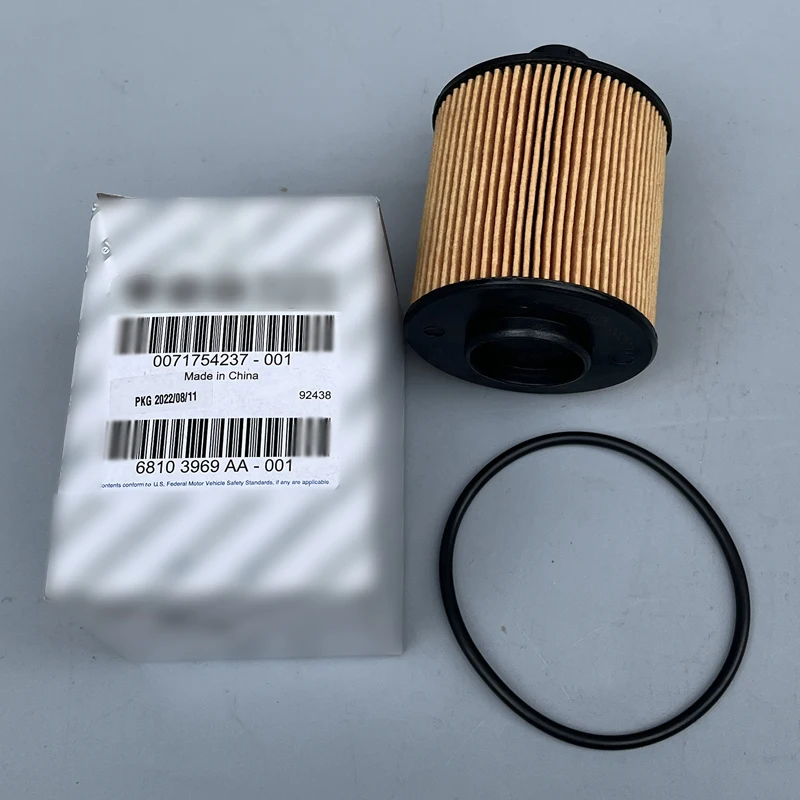 Black/Yellow Engine Oil Filter For Jeep Renegade BU & Cherokee KL – Replaces 68103969AA