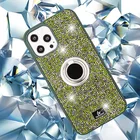 Diamond Case Cover With Factory Cute Color Changing Bling Diamond Phone Case For I Phone 12 Pro Max Clear Case TPU Crystal Back Cover With Ring Holder