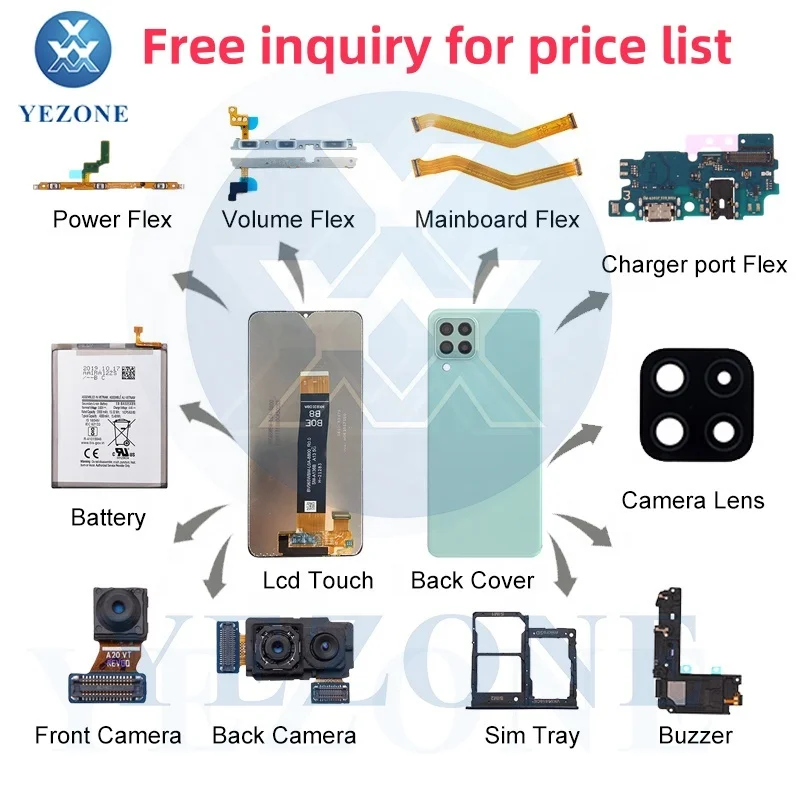 Replacement Wholesale Power on Off Switch Button Volume Button Flex Cable for Tecno Spark 6 7 8 9T 9 10 Pro