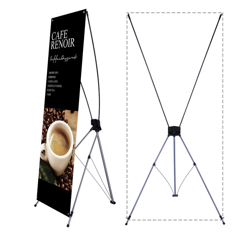 Durable High Quality Price Good Popular Promotional Indoor And Outdoor  Display Banner Background - Buy Hot Sell Good Price Custom Factory  Wholesale Trade Show Sided Roll Up Pull Up Stand Cafe Banner,Promotional