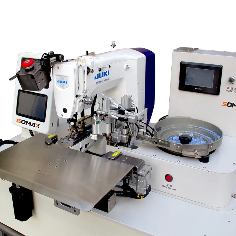 Хорошее качество SOMAX SM-05BA рубашка поло Кнопка прикрепления автоматическая швейная машина Промышленная