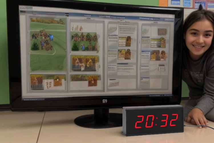 Cheetie Cp12 School Classroom Stopwatch Red Start Stop Push Button Control Led Countdown Timer