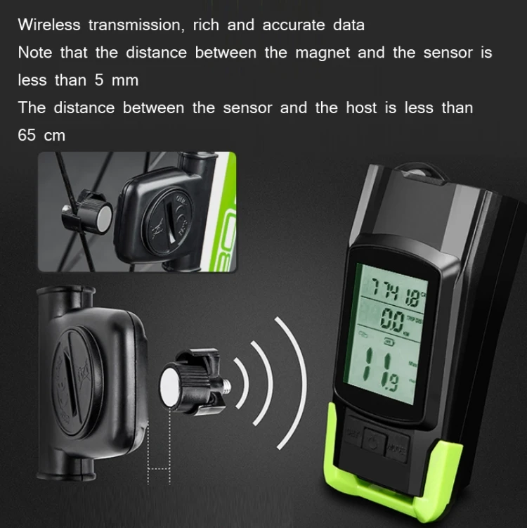 3 в 1 беспроводной со звуковым сигналом и передний свет ночной езды на велосипеде безопасный Велосипедный свет с велосипед велосипедный Спидометр с подсветкой