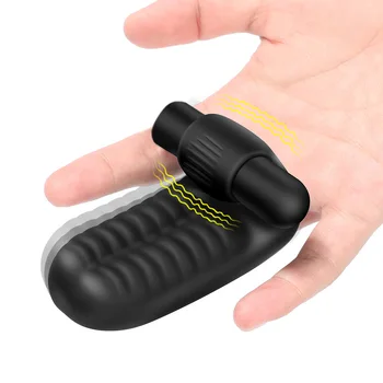 Finger Mini Vibrator 10 Speed Massage Mode Silicone Stimulator G-spot Vibrator Female Bullet Vibrator