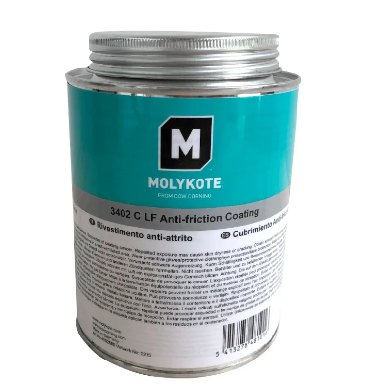 MOLYKOTE 3402-C LF Anti-Friction Coating Dry Lubricant 500g 100% New in Stock Good Solvent Resistance Lubricant Grease