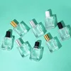 10ml transparent flat square bottle body