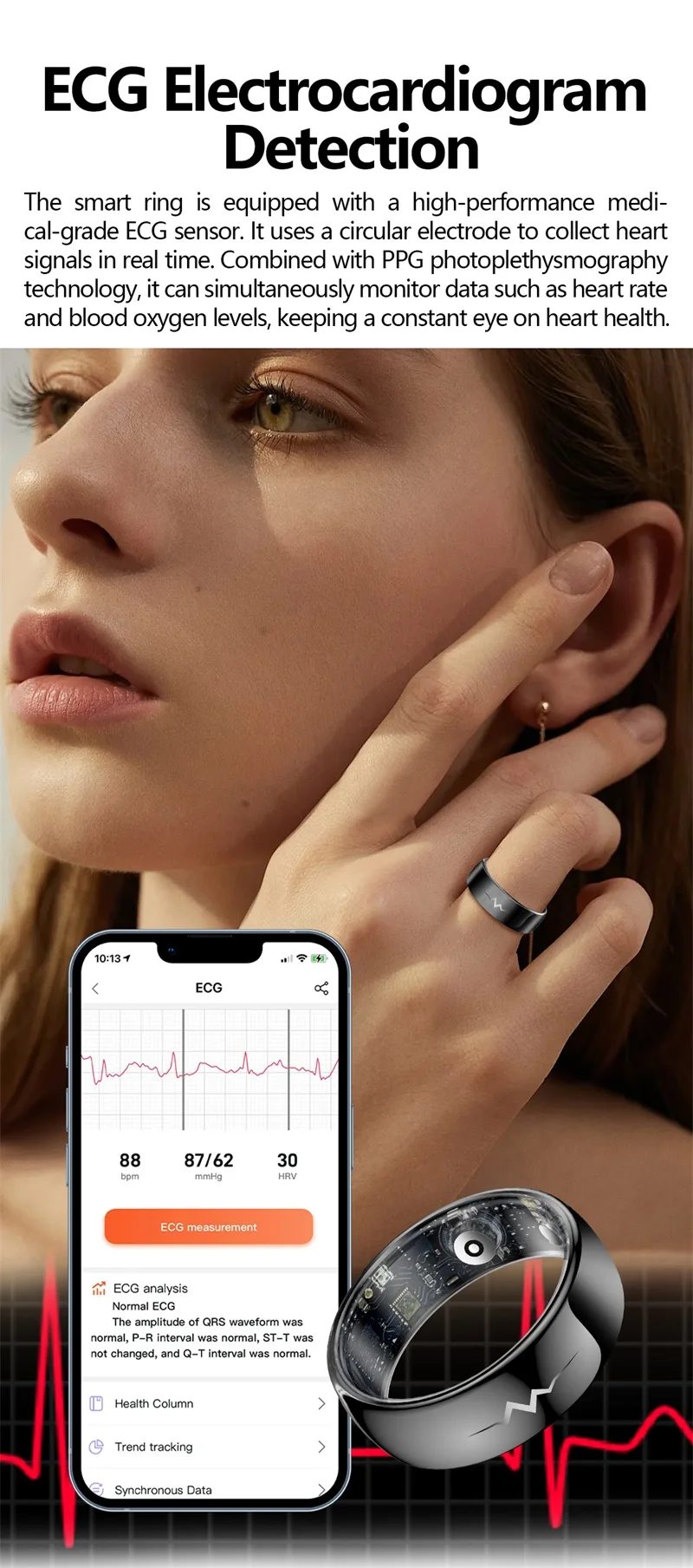 2025 New Q520 ECG Smart Health Ring Heart Rate Blood Oxygen Blood Pressure Body Temperature Monitor 5ATM Waterproof Smart Ring  (7).jpg