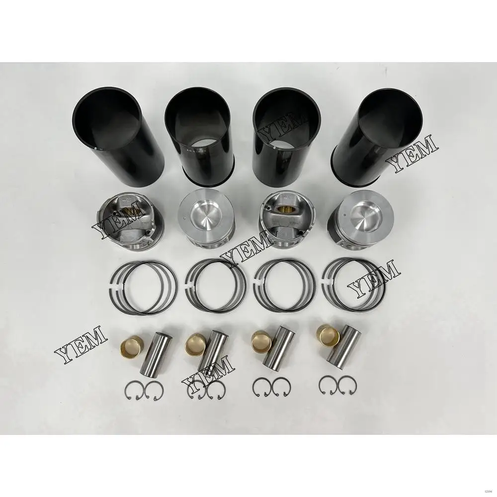 Cylinder Liner Set With Engine Pistons Rings Liner Fit for Hino J05E Construction Machinery Parts