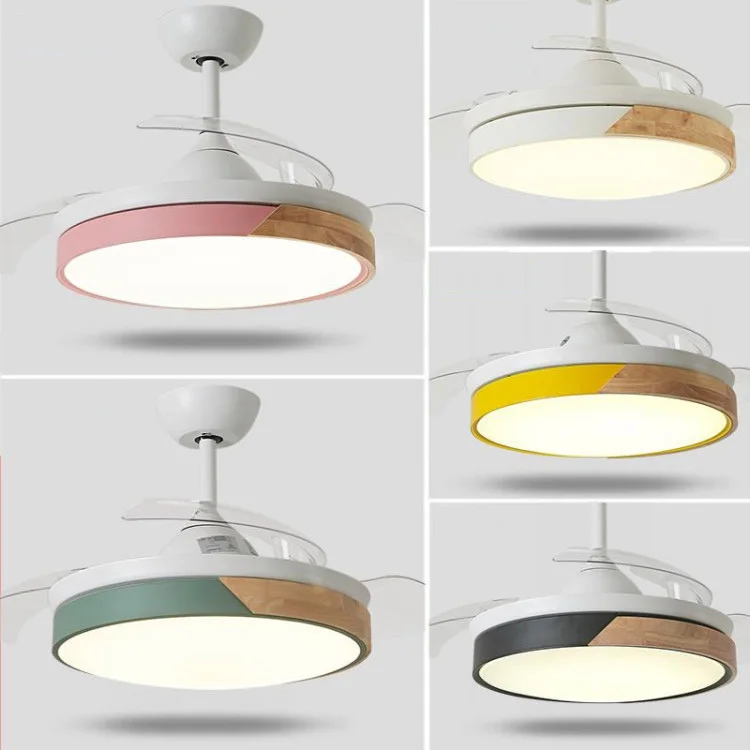 New style  indoor led ceiling fan with light decorative ceiling mounted fan light with remote led fan light