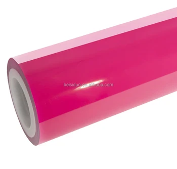 High Glossy PET Beet Root Purple Chrome Vinyl Wrap Rose Red Car Wrapping Paint Protective Film