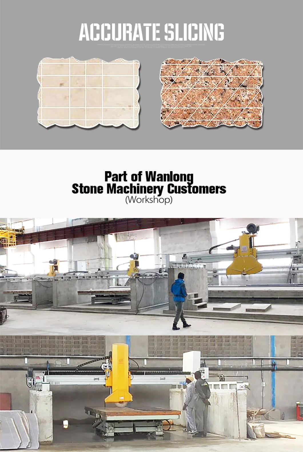 Stone Countertop Rage Bridge Granite Marble Kitchen Countertop Bridge Saw Cutting Machines Wanlong ...