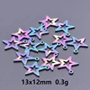 Pentagonal star -- colored