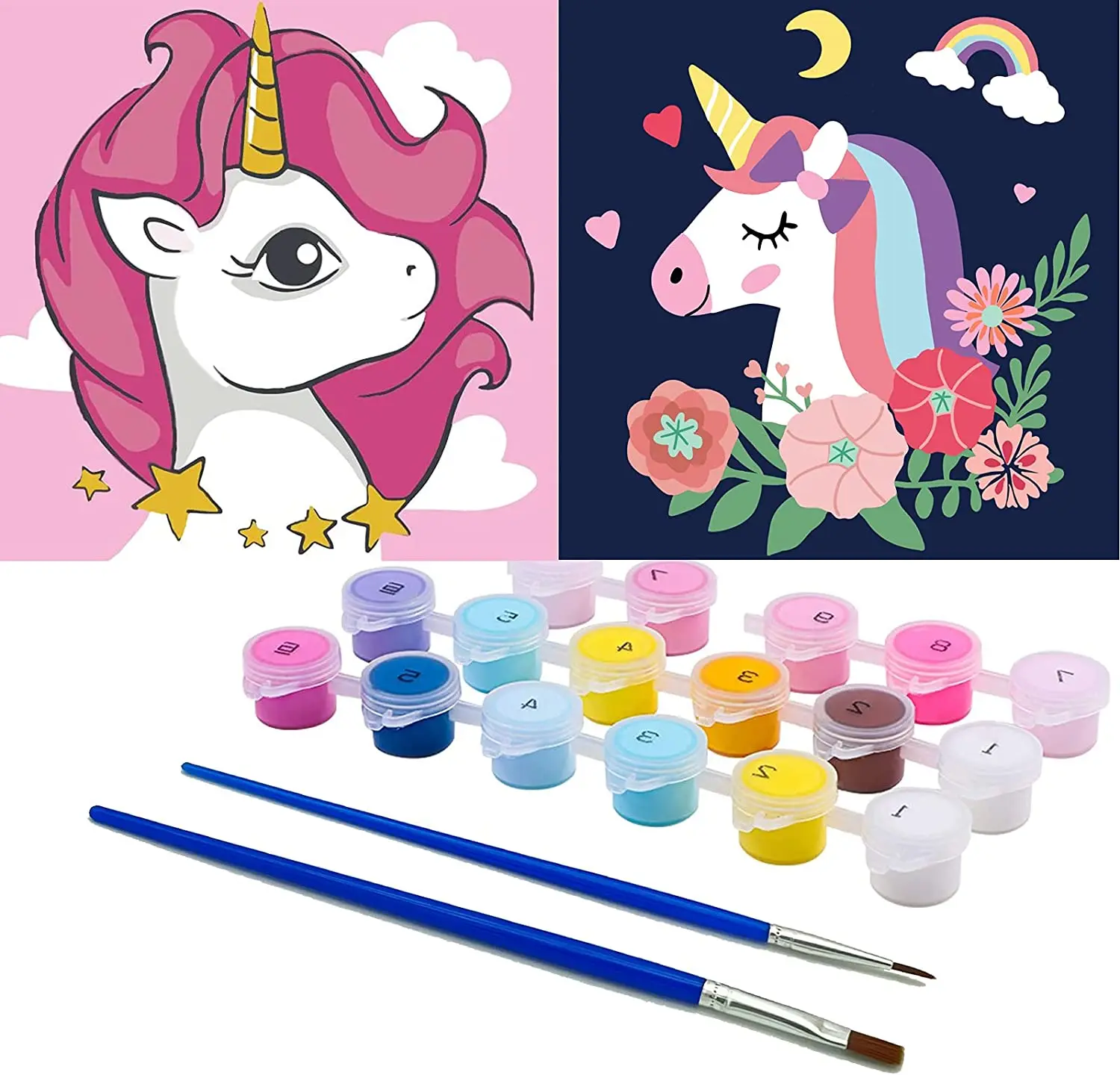 Buy Kids Canvas Painting Kit Pre Printed Canvas To Paint from Jinhua  Guangyi Arts & Crafts Co., Ltd., China