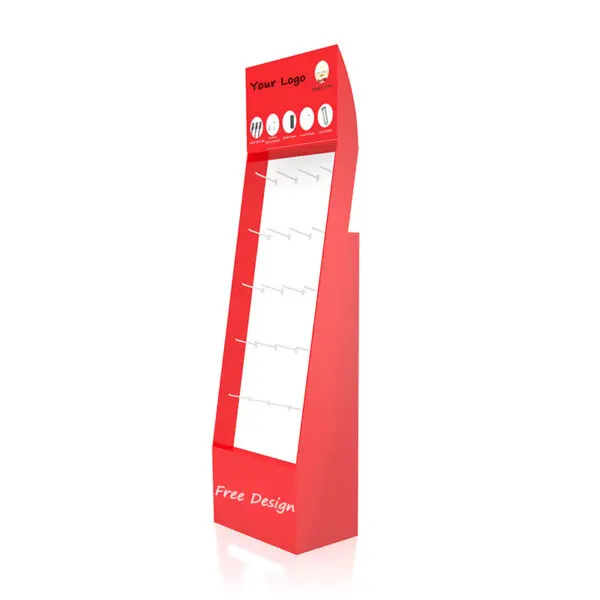 Custom Cellphone Smartphone Mobile Accessory Cardboard Stand  Retail Shop Store Cell Phone Case Display Rack