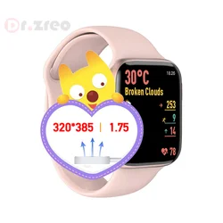 DW35 Pro women smart watch 1.75 inch 320*385 pixel waterproof wireless charging full screen display 44mm BT call smart watch