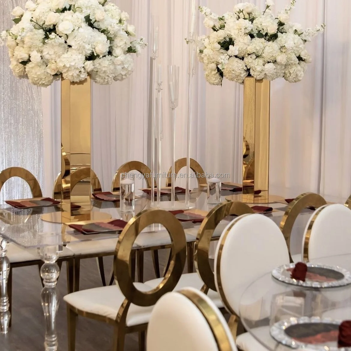 Hot Sale Wedding Flower Table Centerpieces Stand For Party Decoration