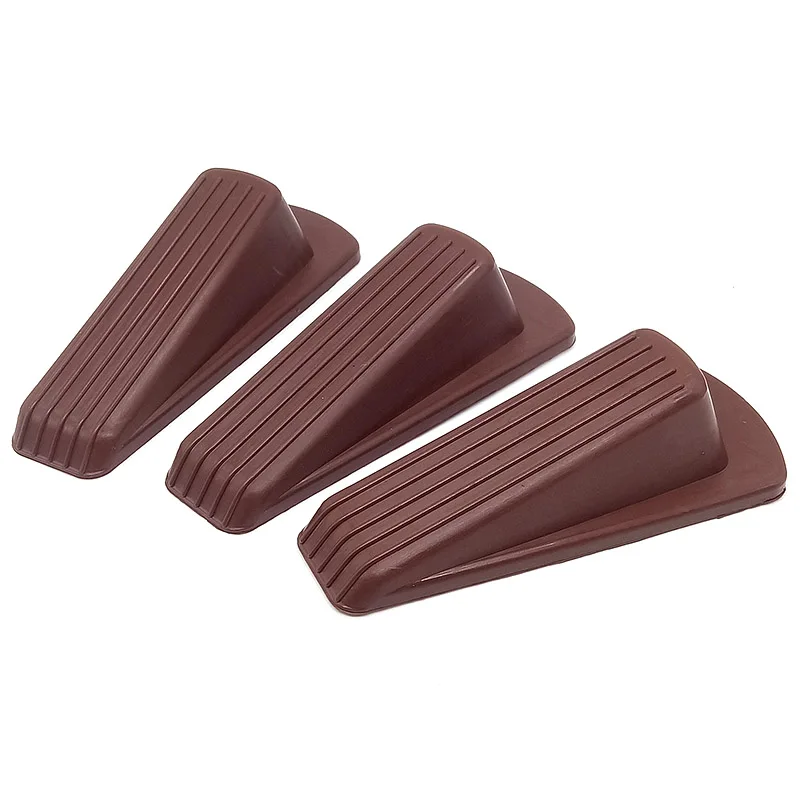 2024 дверная пробка резиновый клиновидный пол прочные штабелируемые Классические Дверные ограничители для ковров сверхпрочные