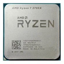 Used AMD for Ryzen 7 2700X CPU Processor 3.7 GHz Eight-Core Sixteen-Thread 16M 105W for Desktop Socket AM4