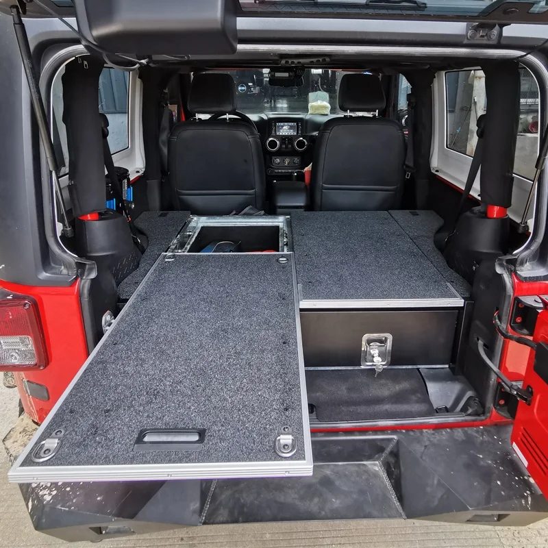 HFTM Factory Car Accessories 2022 Storage Rear Drawer for Land Cruiser toyota Hilux nissan Patrol Y61 Suv Storage Box System