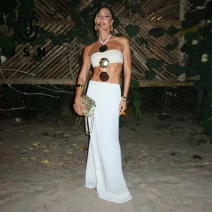 JSN Customize 2026 New Bikini Set Push up Bikini Sexy Women Swimsuit Female Swimwear Skirt Bathing Suit Beachwear with Cover up