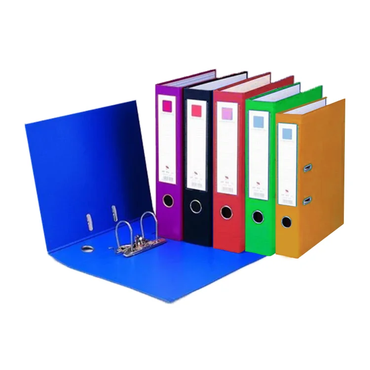Customised Reusable School Decorative Transparent Custom Fastener A4 pp Plastic File Folder for Document