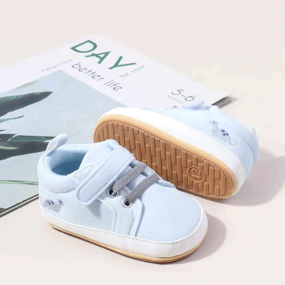 New Designs Hook&loop Design Anti-slip Soft Tpr Outsole Baby Boys Shoes Casual Sport Toddler Shoes details