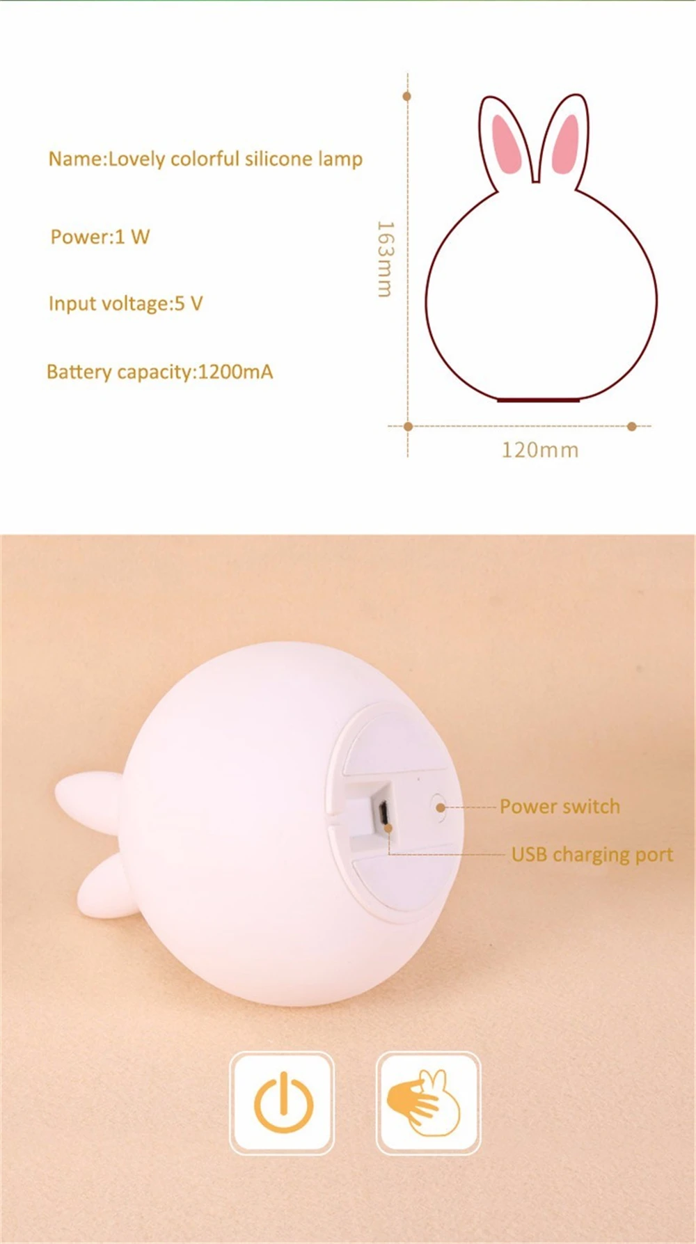 Cute Butt Shape Soft Silicone Night Light Lamp Cartoon Animal Butt Night Lamp for Office Bedroom Decoration Gift,A,1 Cute Butt Shape Soft Silicone Night Light Lamp Cartoon Animal Butt Night Lamp for Office Bedroom Decoration Gift,A,1