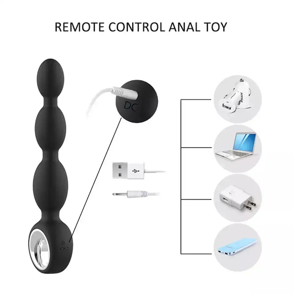 Cy Remote Control Wireless Prostate Massager Anal Plug Vibrator 12