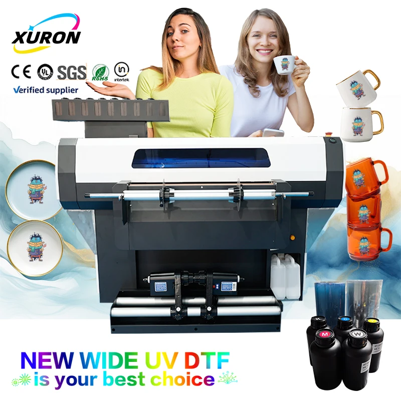 Xurong Fully Automatic RolltoRoll UV DTF Printer Cloud-Based Transfer Job Management Remote Monitoring Multifunctional Pigment