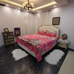 Exclusive Printed Bedding Set 3 PCS Collection Vibrant Colorfast Designs Hotel Bedroom Breathable Comfort Guaranteed Premium Bed