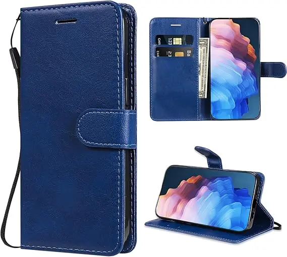 Laudtec Leather Business Solid Color Phone Case with Protective Cover Anti Drop Wear-resistant Phone Case For Redmi Note 13 pro