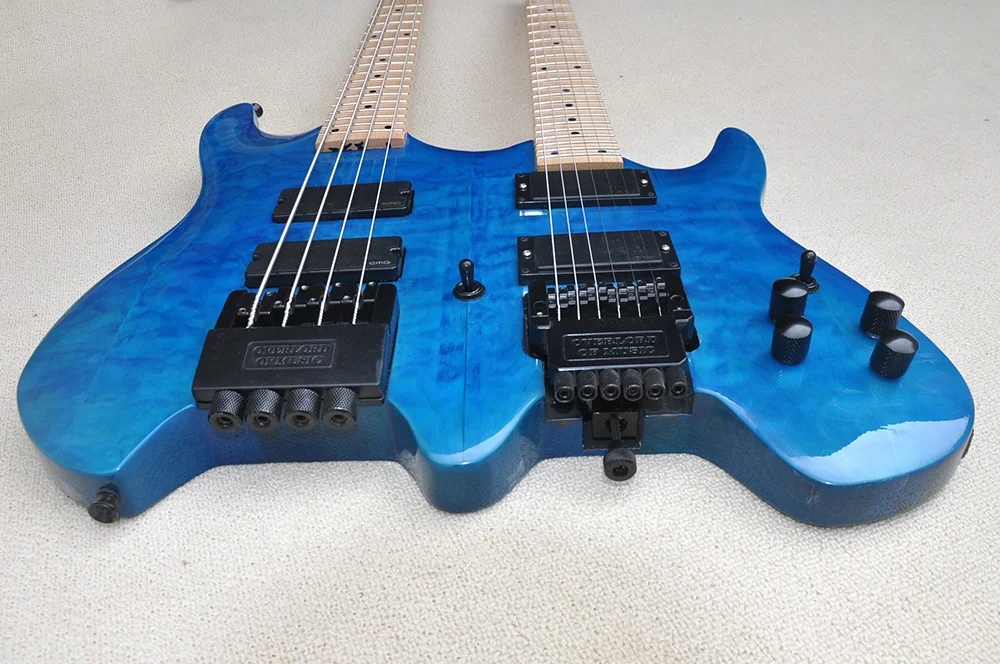 Electric Double Neck Guitar - Right-Handed 4+6 Strings