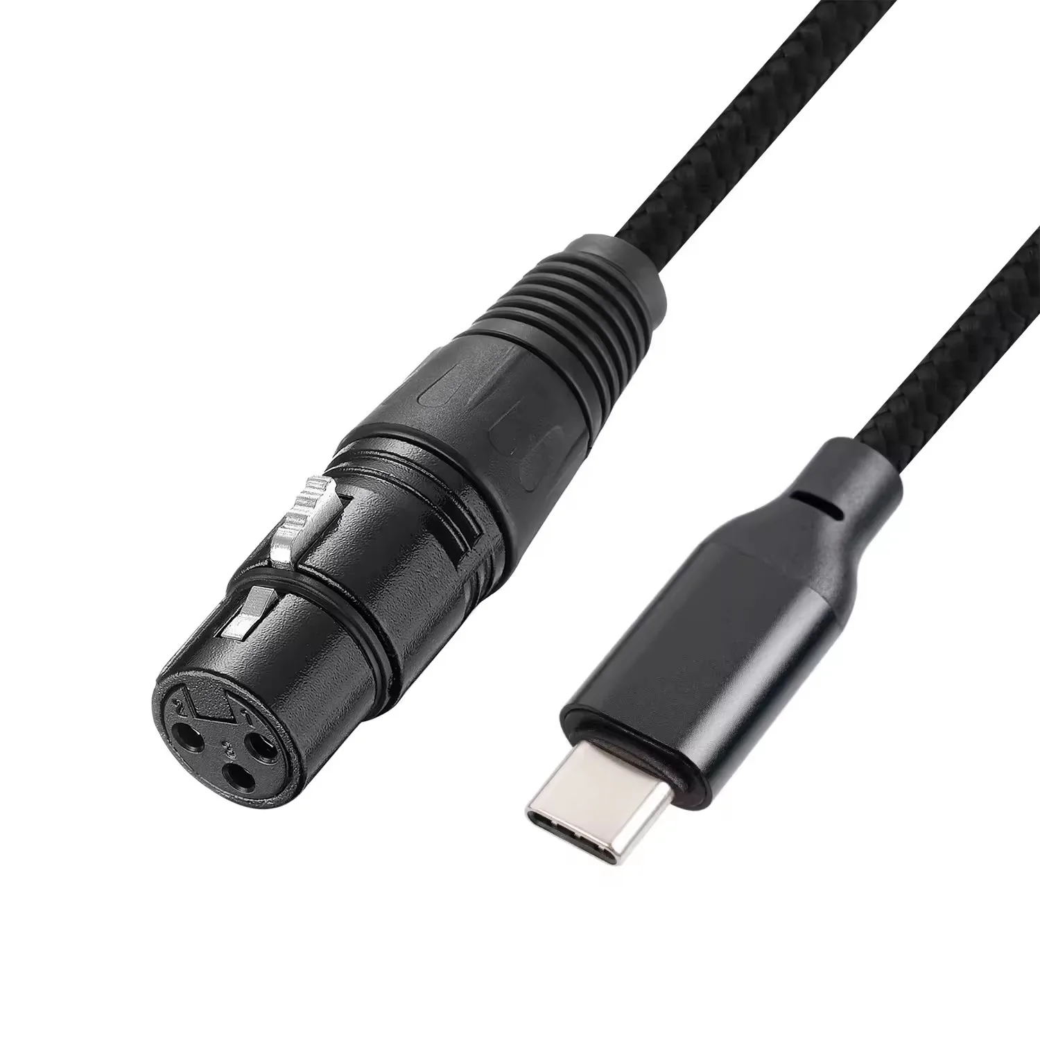 3 Pin XLR to USB C Cable Flexible Type C Male to XLR Female Cord Connector Adapter High Quality USB C Microphone Cable for Audio