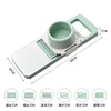 Mint green six-blade knife