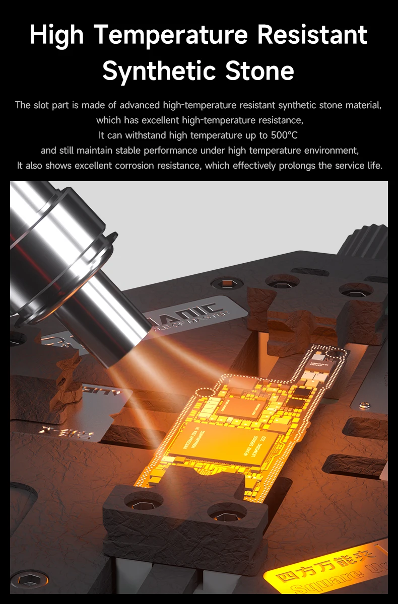 MECHANIC ALIEN X V2.0 Square Universal Motherboard Clamp 360° PCB Soldering Fixture for Phone Board Repair