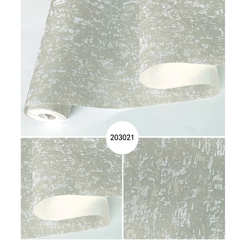 Modern Simple Silicon Bath Clay Non-Woven Wallpaper for Interior Wall Decoration of Living Room Bedroom Hotel or Office