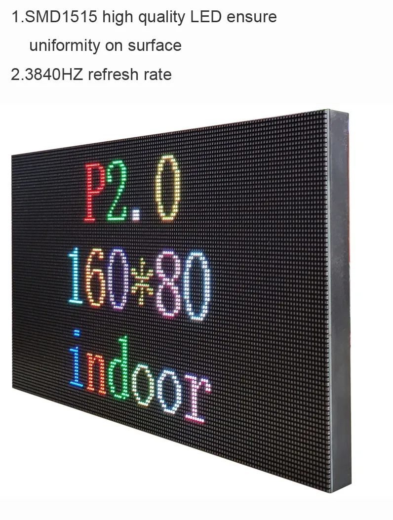 Church Hd Led Video Wall P2 512*512 Indoor Led Display 1200 Nit Brightness