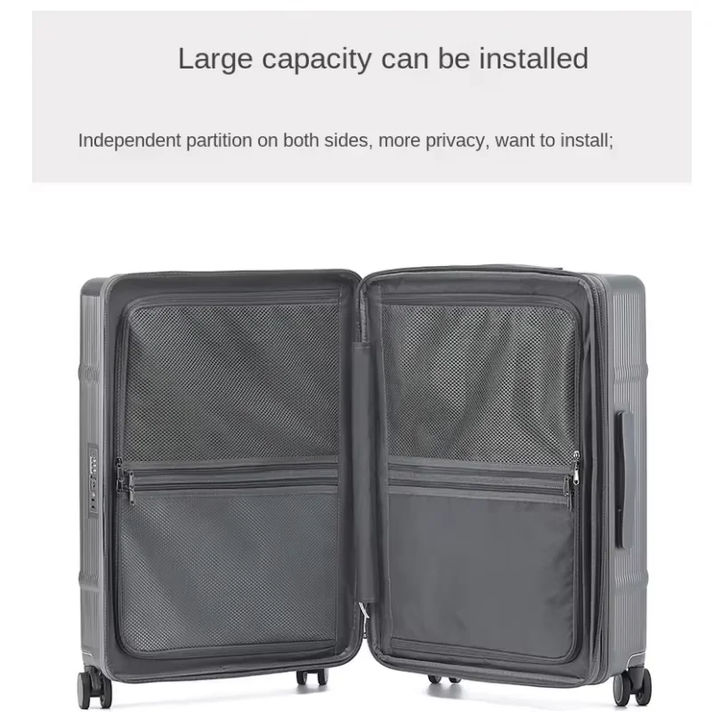 28-Inch Lightweight Travel Luggage New Stylish Durable Expandable Design Large Capacity Minimalist Classic Trolley Case