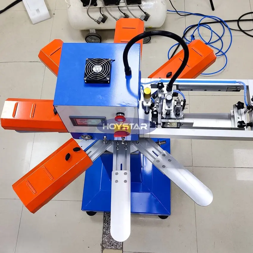 Rotary 1 Color Automatic Socks Screen Printing Machine