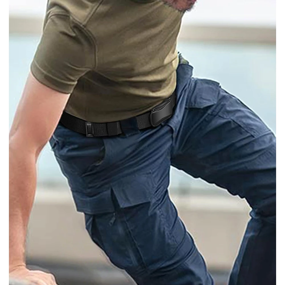 High Quality Adjustable Training Durable Men Hiking Hunting Pants Belt Tactical Stretch Web Nylon Belt
