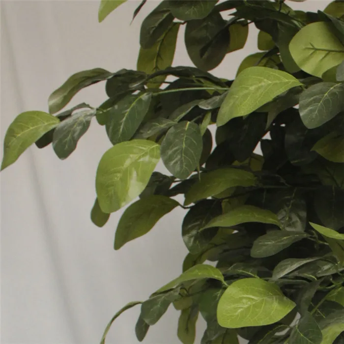High Quality Factory Greenery Topiary Cocoa  Fake Fruit  Artificial Cocoa Tree for Garden Decor