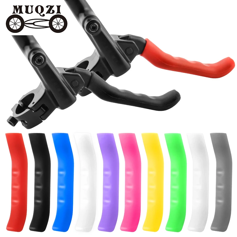 MUQZI Custom MTB Road Bike Brake Lever Protection Cover Silicone Anti-Slip  Bicycle Brake Handle Cover