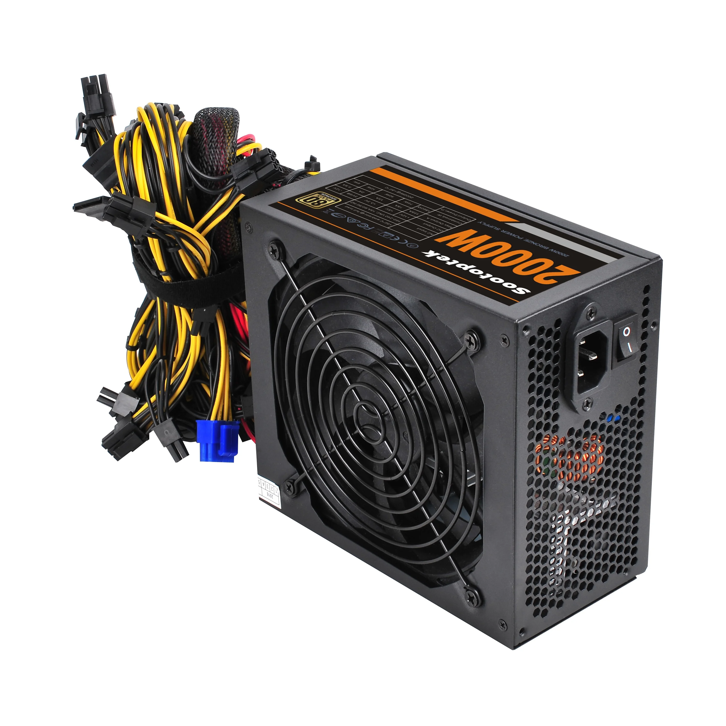 230V 2000W ATX Power Supply for Professional Gaming PC | 90