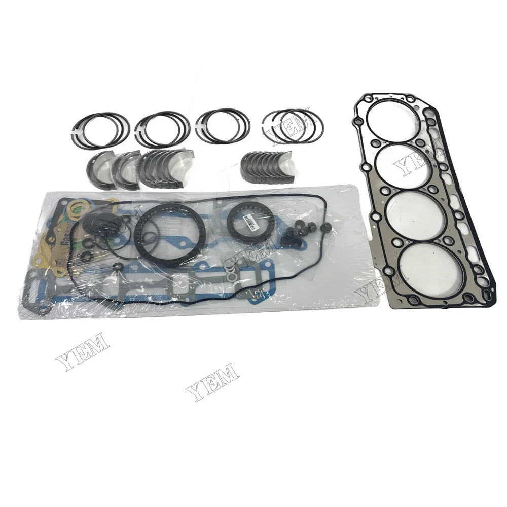 for yanmar 4TNV84T Overhaul Re-ring Kit Excavator Diesel Engine Parts