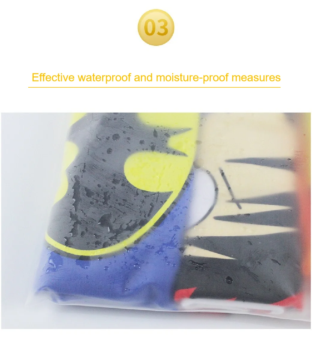 Matte Transparent Zipper Bag, Underwear Clothing Packaging Bag, Children's Clothing Socks, Plastic Self Sealing Bag