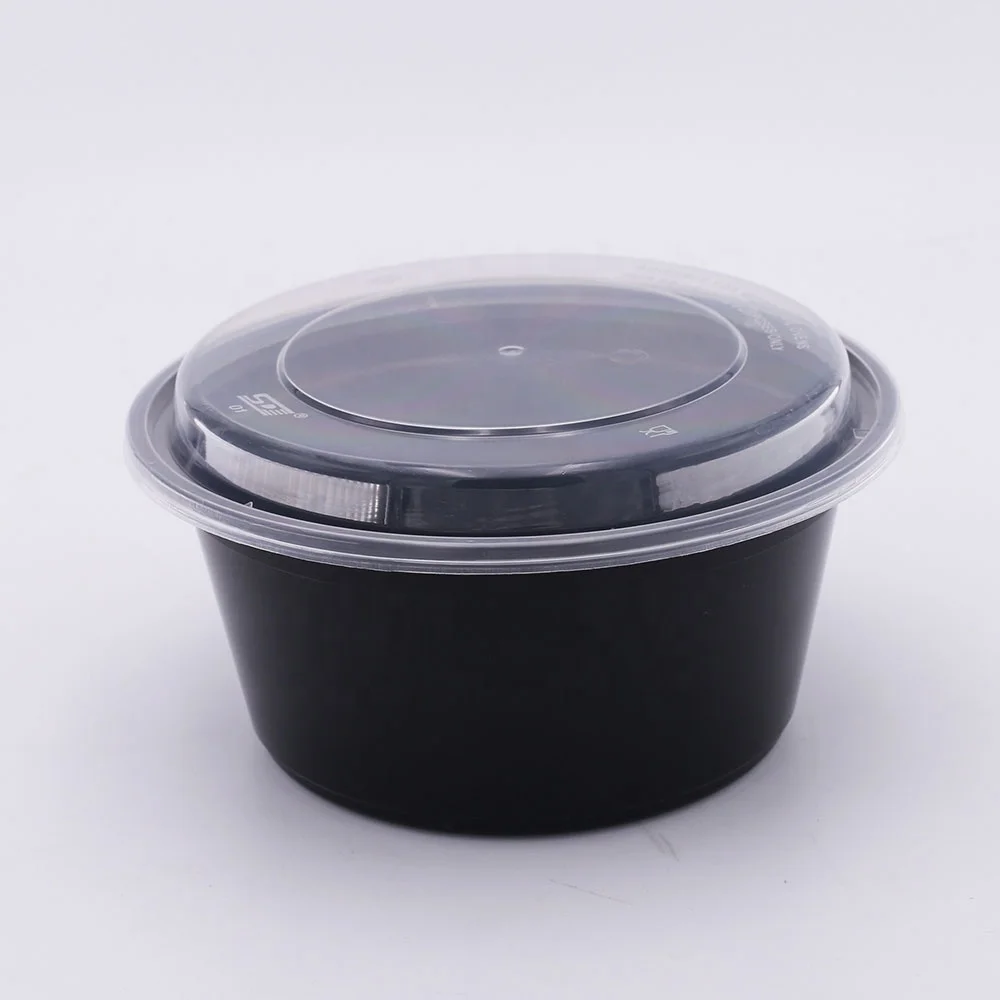 T-25 (650ml) Round Container With Lid Disposable Take Away Box and PP Container  Container SABAH BRANCH